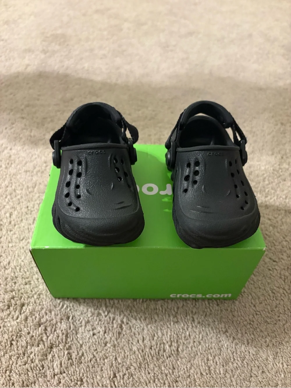 CROCS Kids Black Classic Clog Sandals